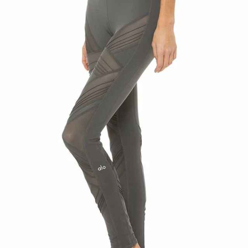RARE Alo Yoga Pant High-Waist Ultimate Legging W5574R Size Large - Picture 2 of 5